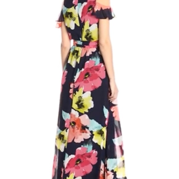 NEW Vince Camuto Chiffon Maxi Dress - Picture 6 of 7